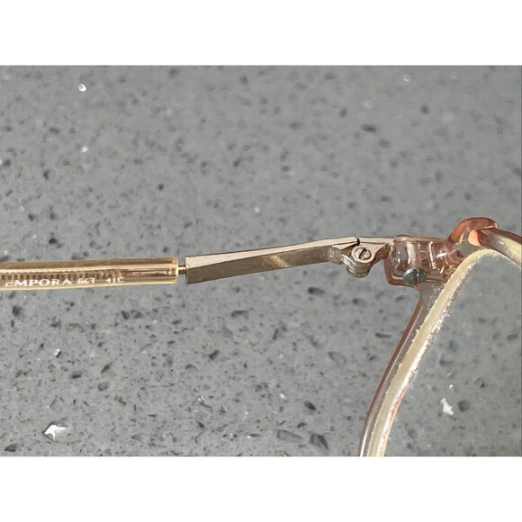 Safilo Italy CONTEMPORA 863 41C 56-14-130 Eyeglasses Frames ONLY clear pink main image 11